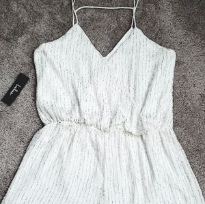 Sparkly white romper